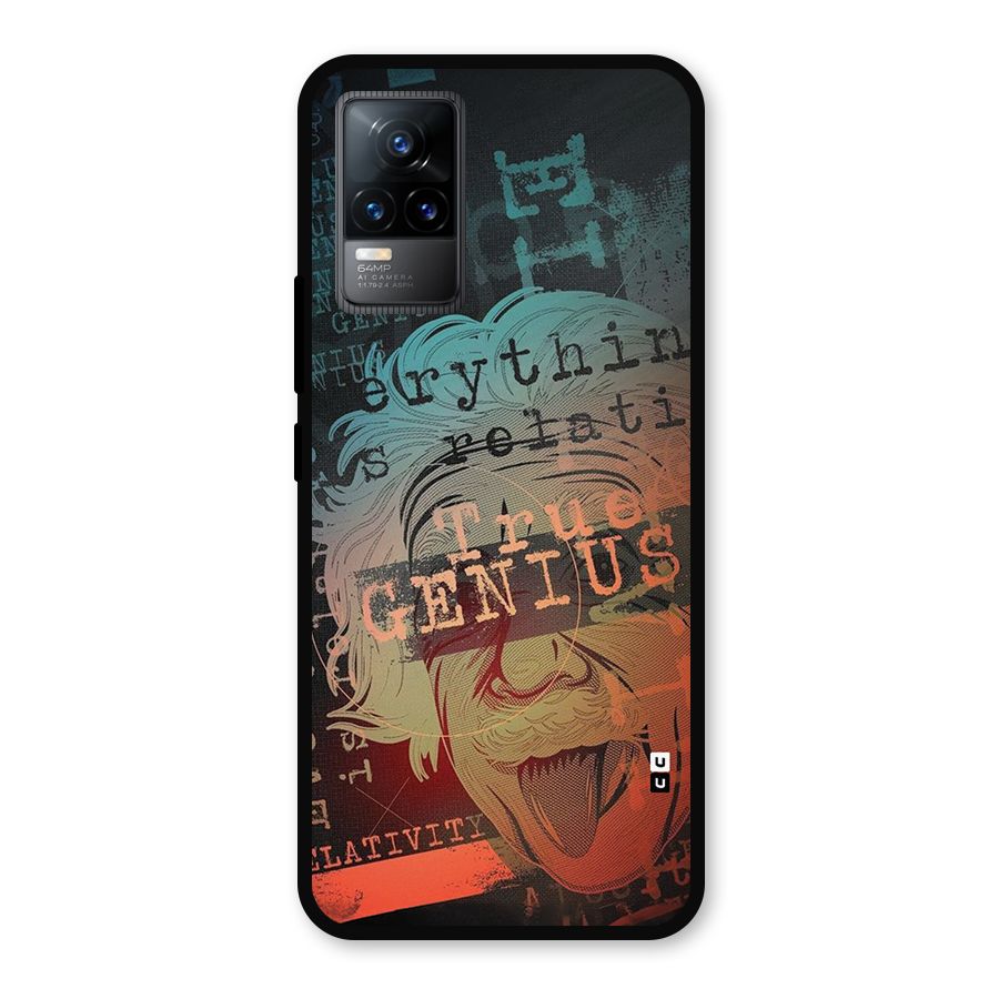 True Genius Metal Back Case for Vivo Y73