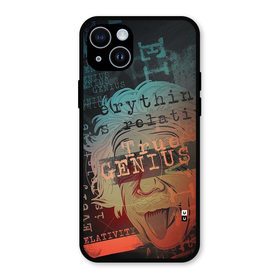 True Genius Metal Back Case for iPhone 14