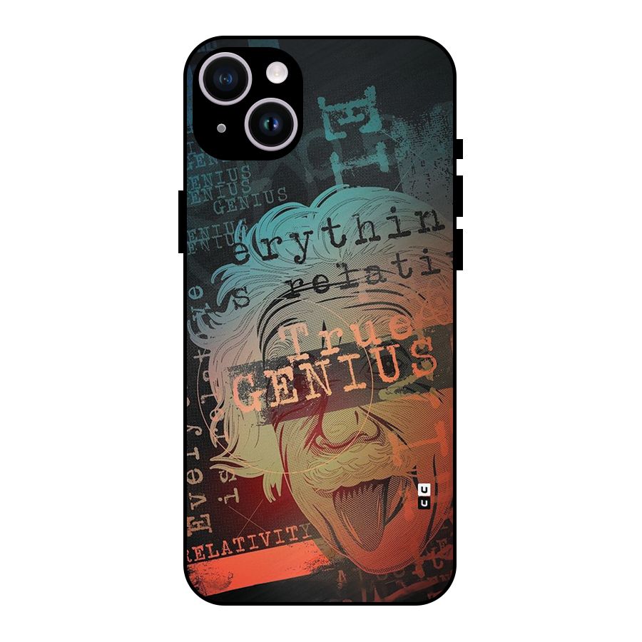 True Genius Metal Back Case for iPhone 14 Plus