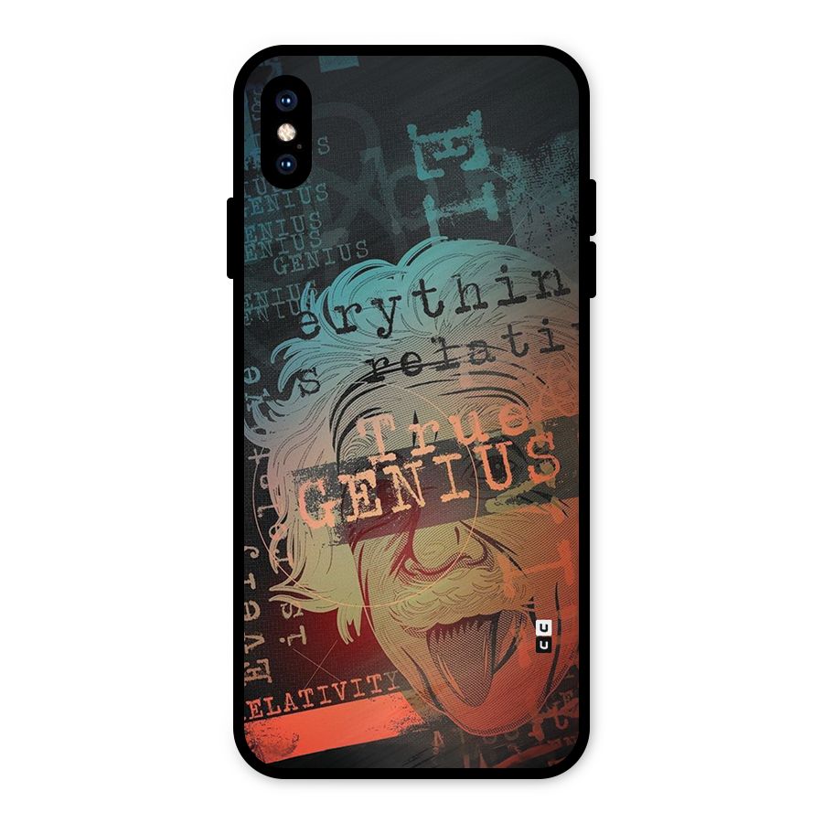True Genius Metal Back Case for iPhone XS Max