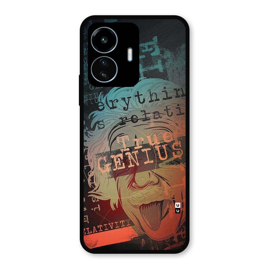 True Genius Metal Back Case for vivo iQOO Z6 Lite 5G