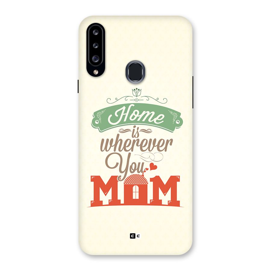 True Home Back Case for Galaxy A20s