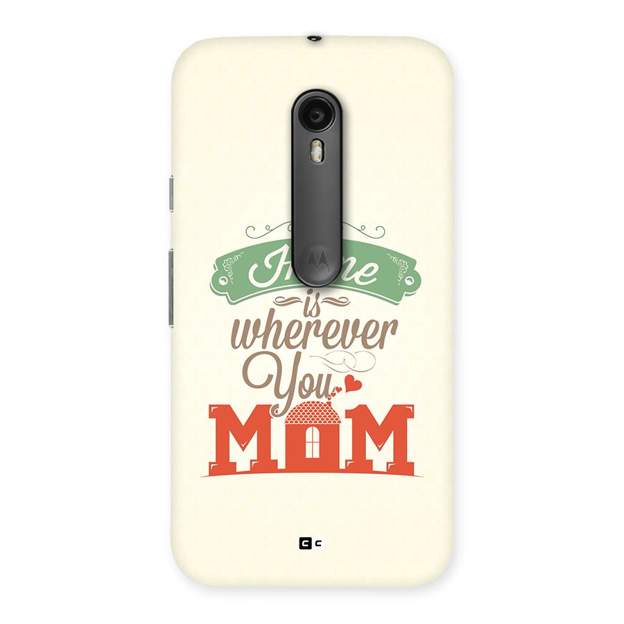 True Home Back Case for Moto G Turbo