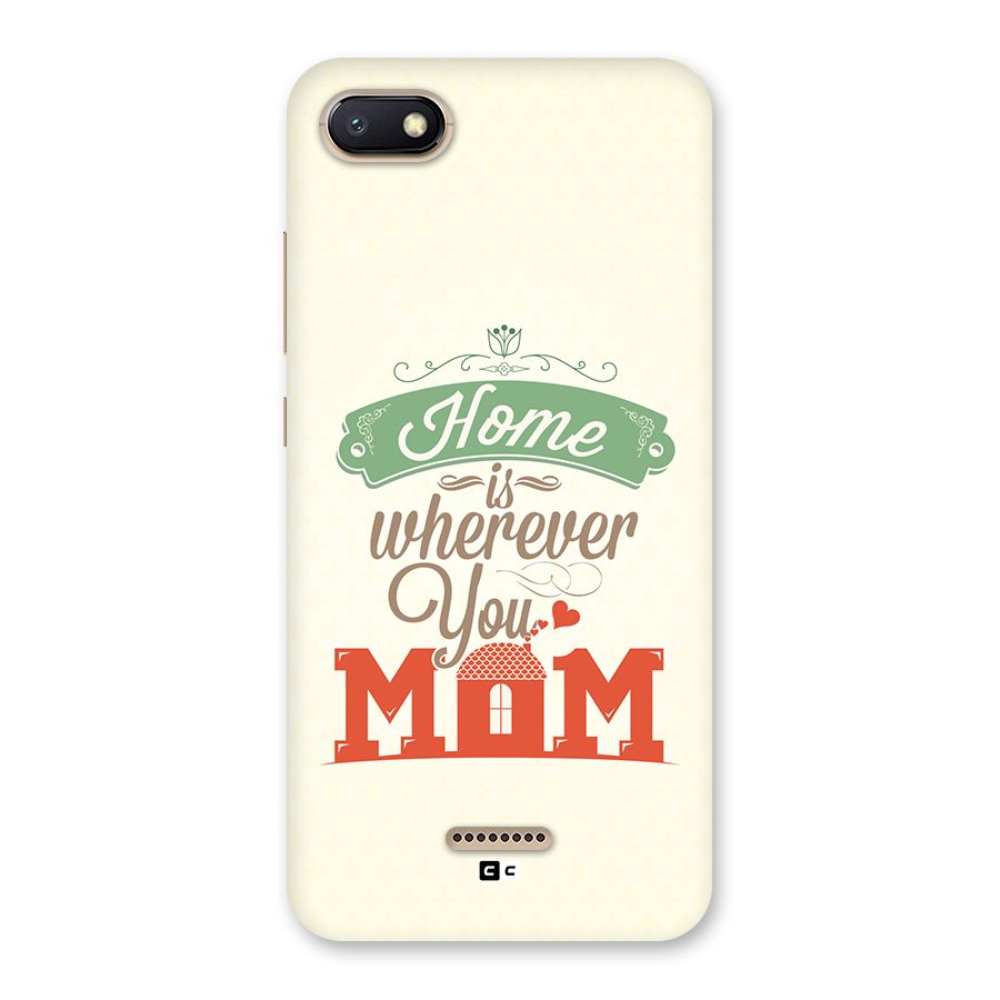 True Home Back Case for Redmi 6A