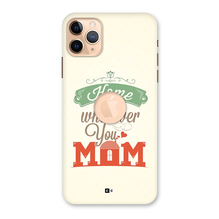 True Home Back Case for iPhone 11 Pro Max Logo Cut
