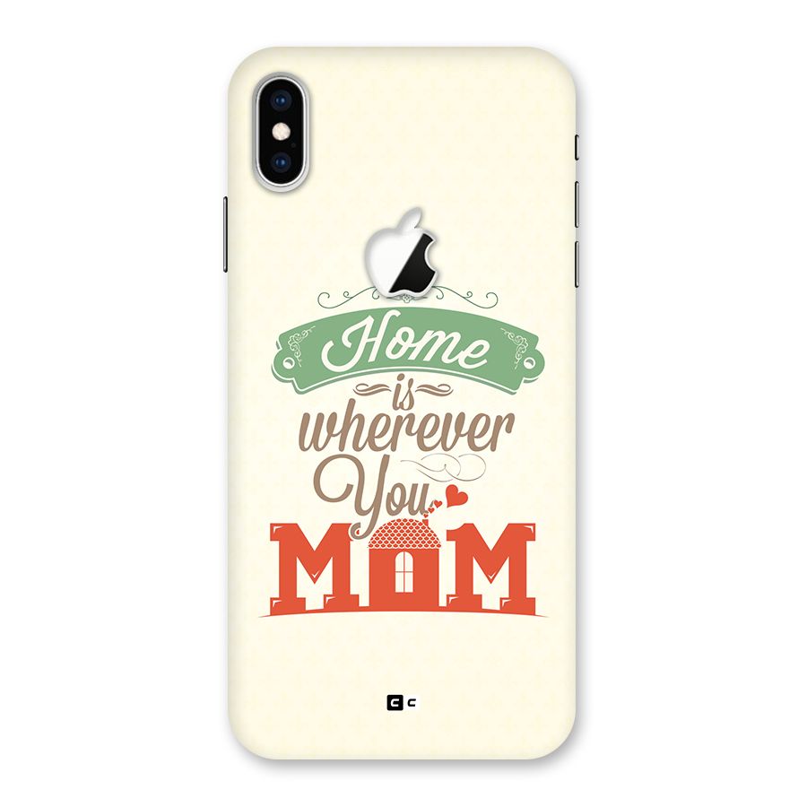True Home Back Case for iPhone XS Max Apple Cut