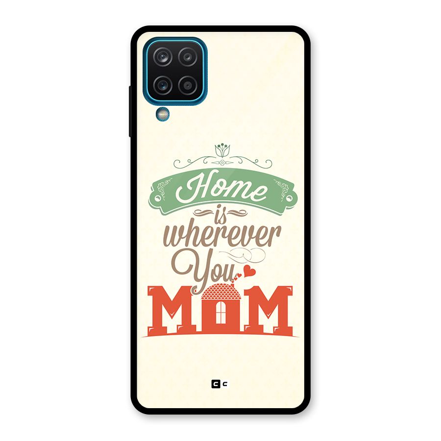 True Home Glass Back Case for Galaxy A12