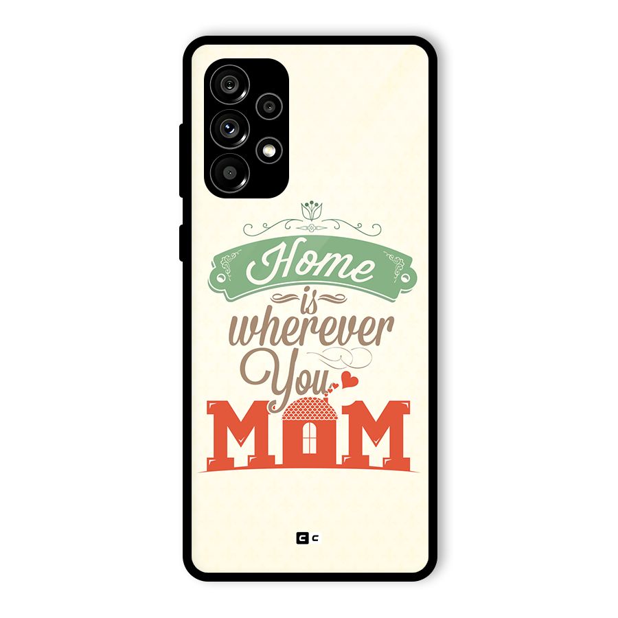 True Home Glass Back Case for Galaxy A73 5G