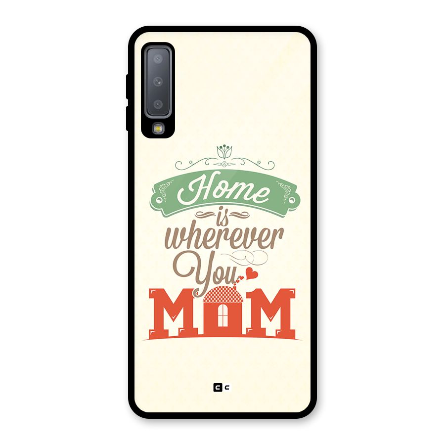 True Home Glass Back Case for Galaxy A7 (2018)