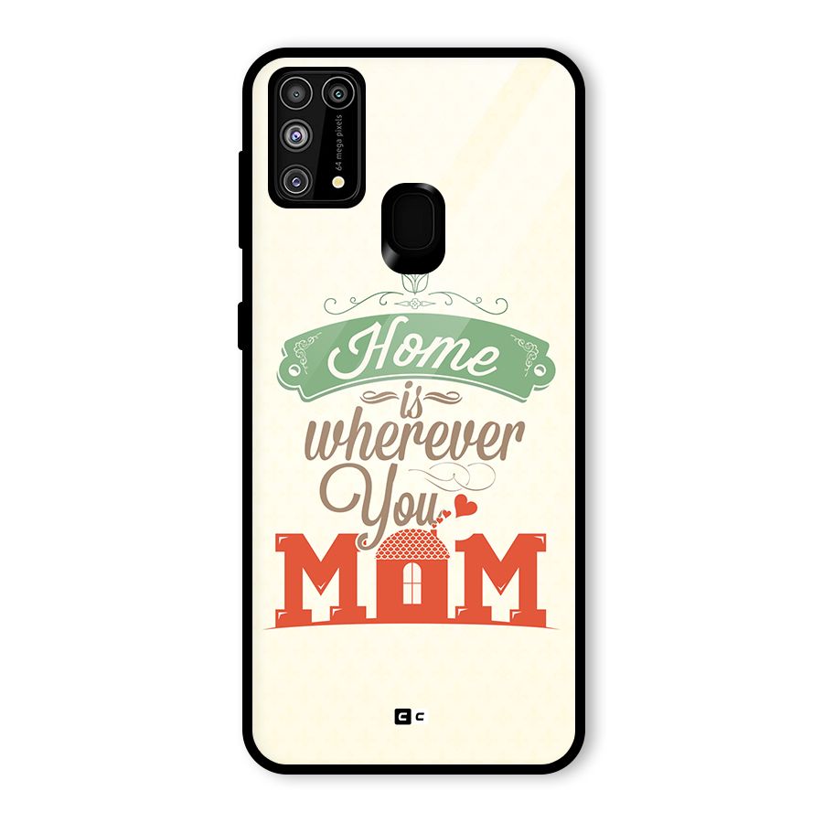 True Home Glass Back Case for Galaxy F41