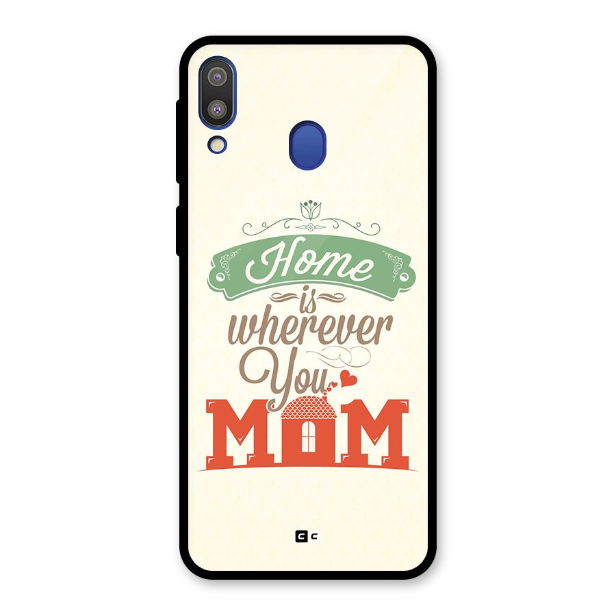 True Home Glass Back Case for Galaxy M20