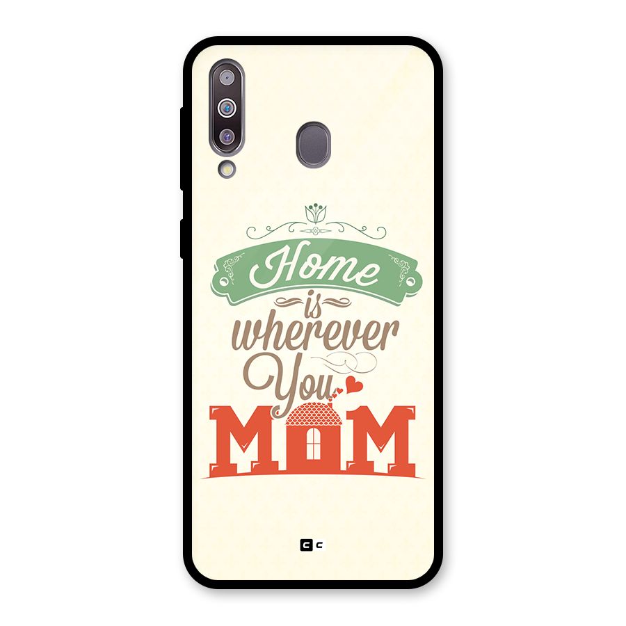True Home Glass Back Case for Galaxy M30