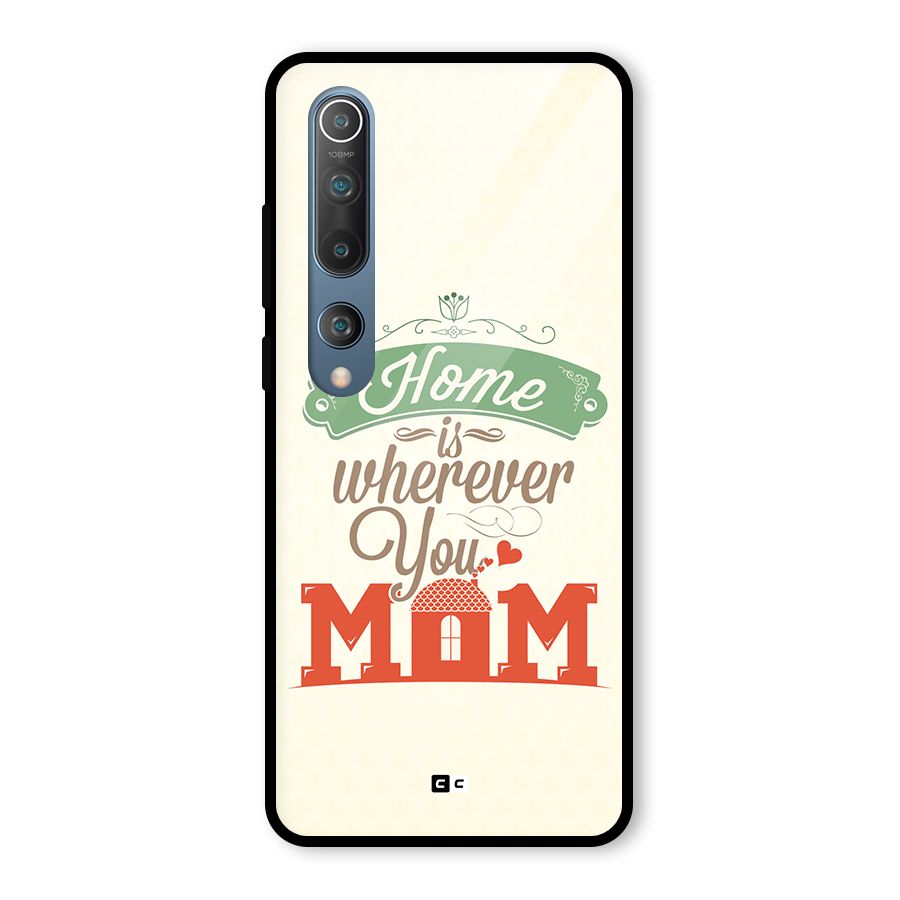 True Home Glass Back Case for Mi 10