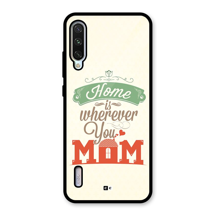 True Home Glass Back Case for Mi A3