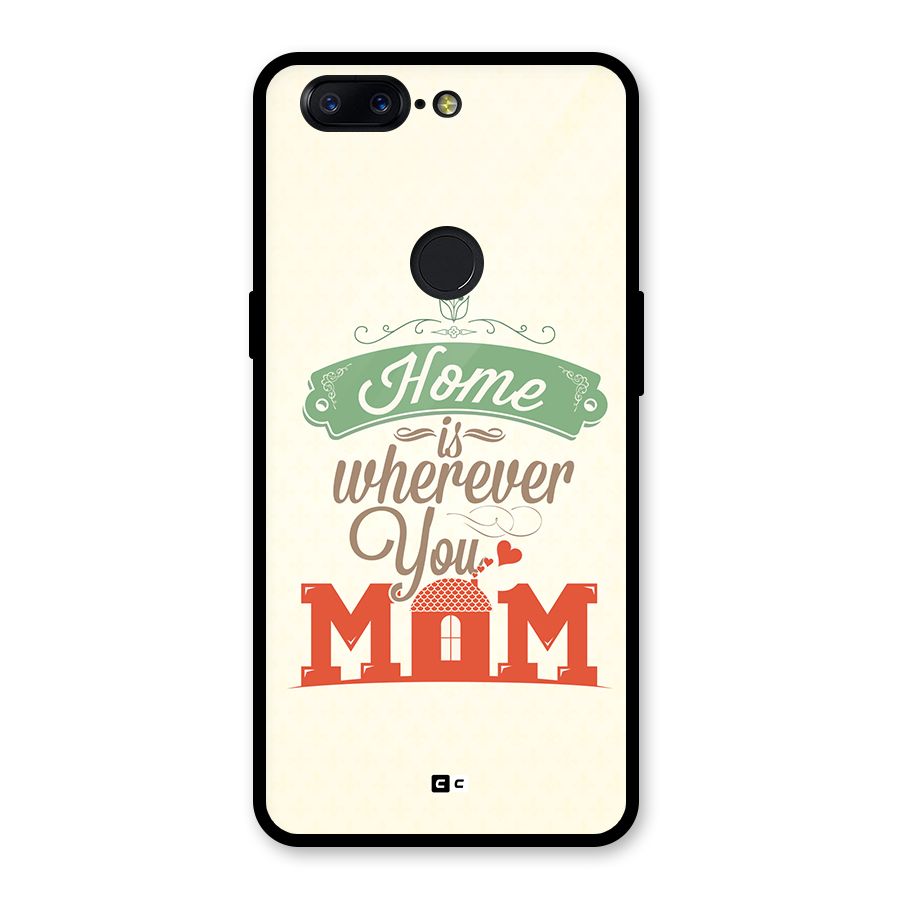 True Home Glass Back Case for OnePlus 5T