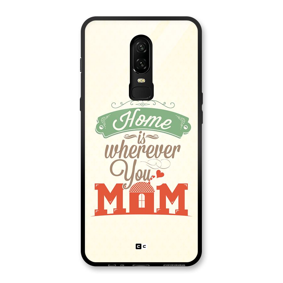 True Home Glass Back Case for OnePlus 6