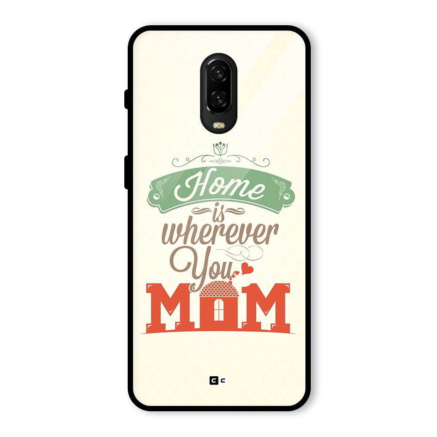 True Home Glass Back Case for OnePlus 6T