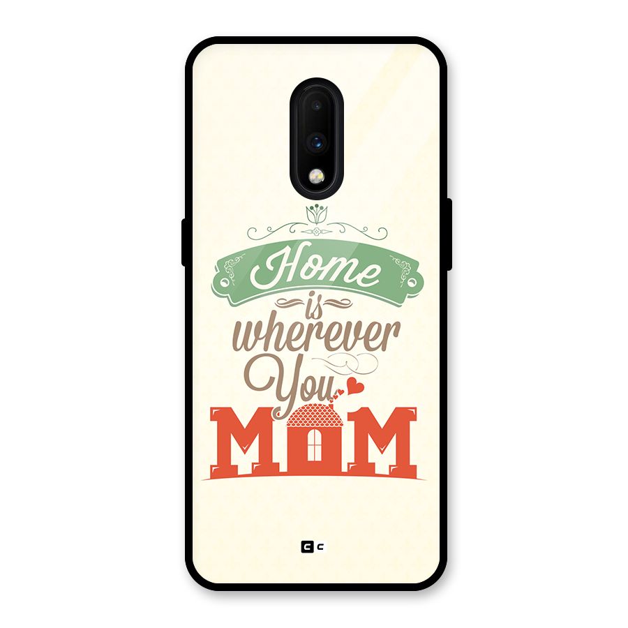 True Home Glass Back Case for OnePlus 7
