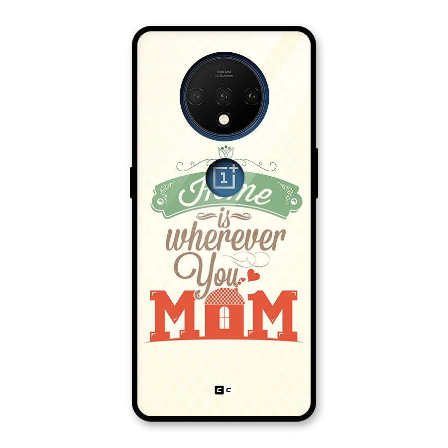 True Home Glass Back Case for OnePlus 7T