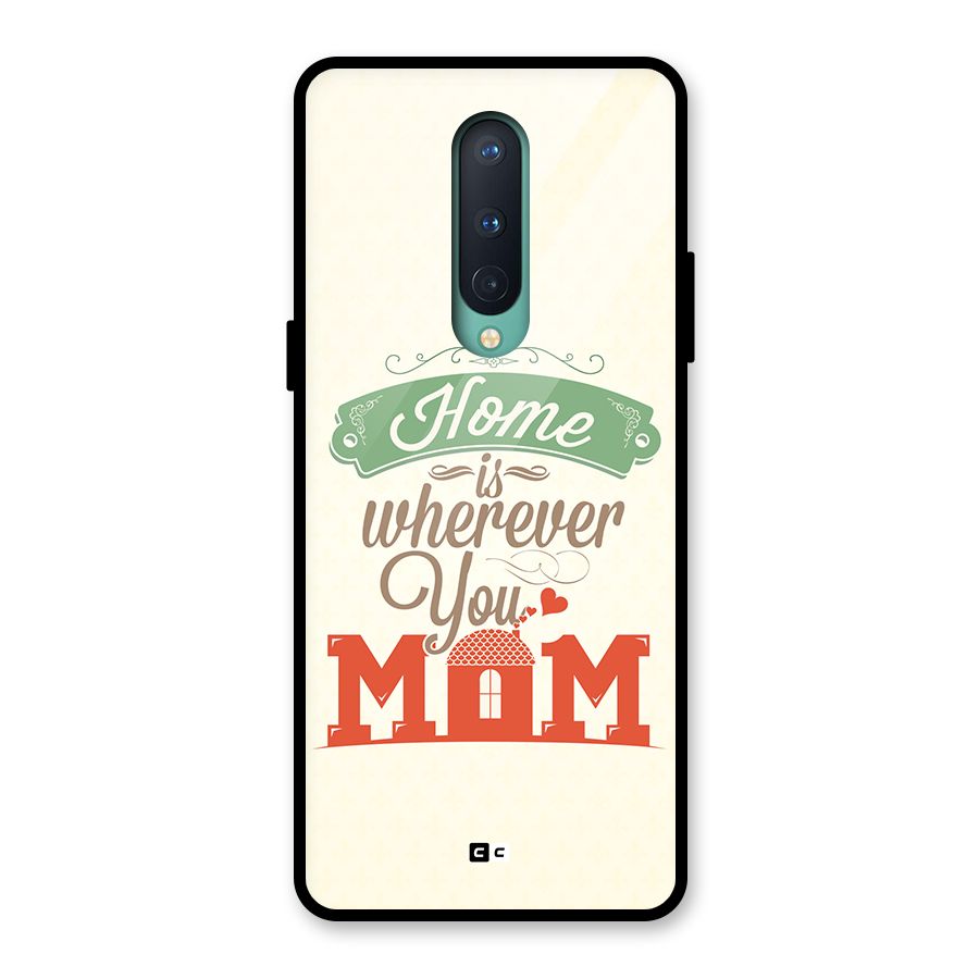 True Home Glass Back Case for OnePlus 8