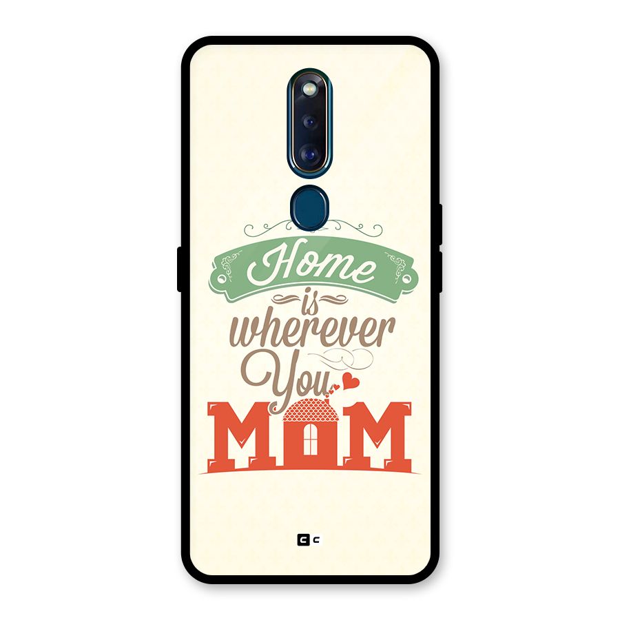 True Home Glass Back Case for Oppo F11 Pro