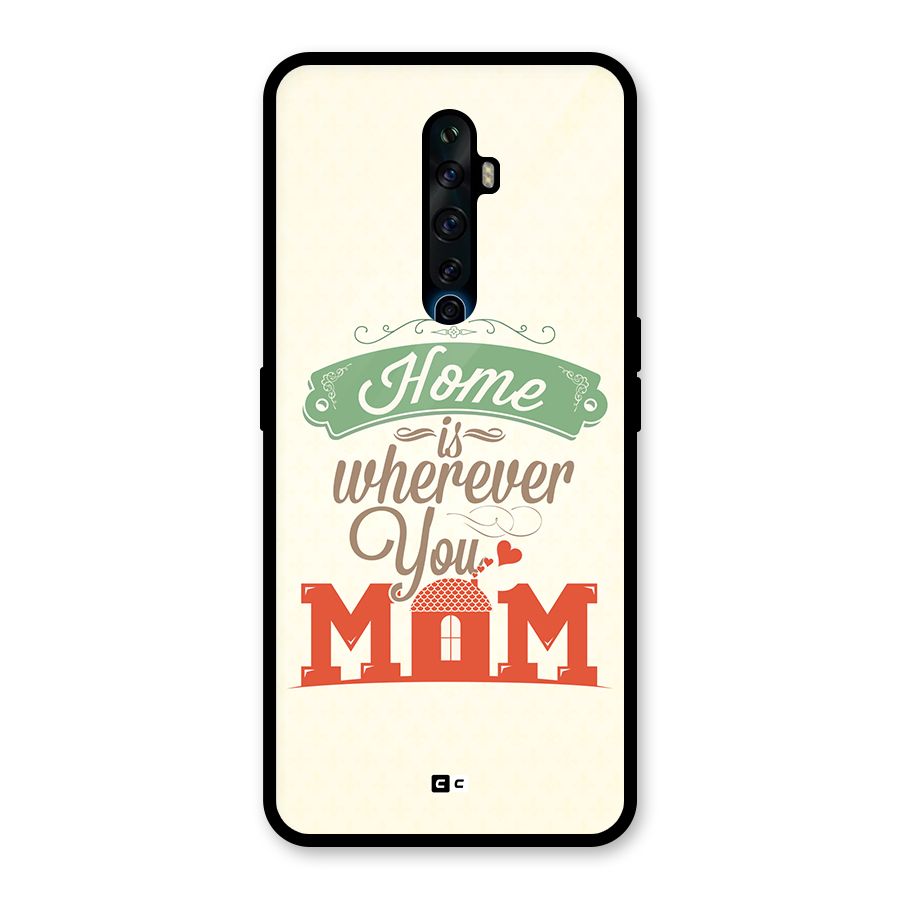 True Home Glass Back Case for Oppo Reno2 F