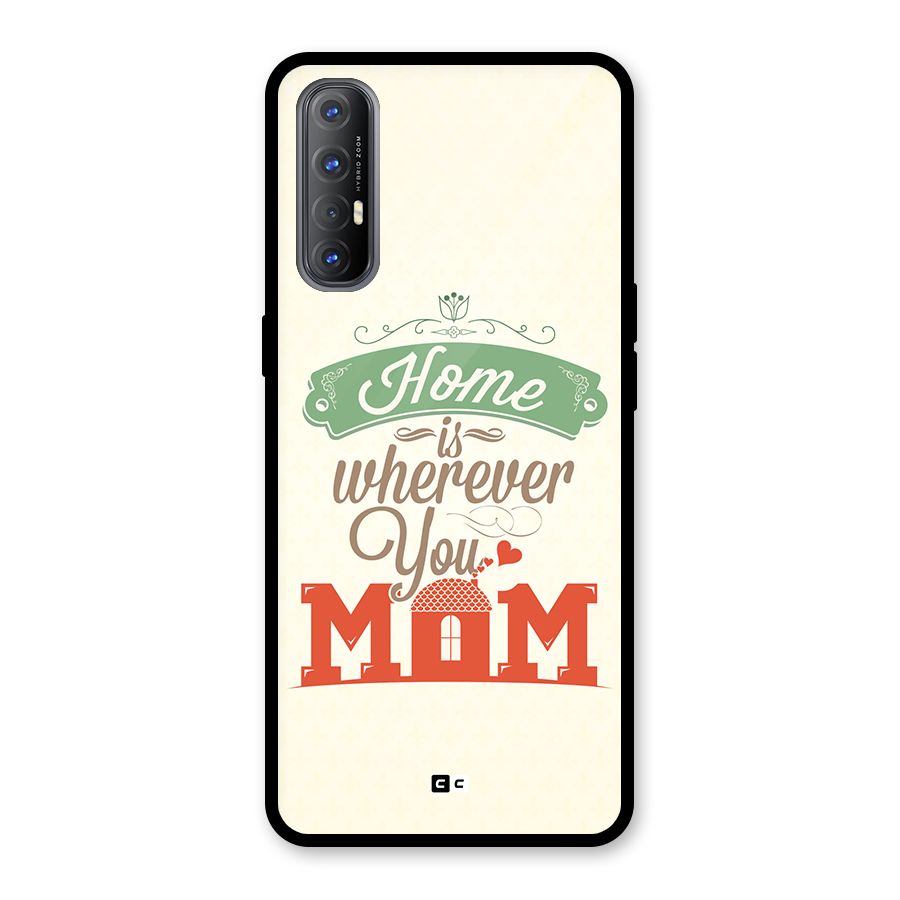 True Home Glass Back Case for Oppo Reno3 Pro