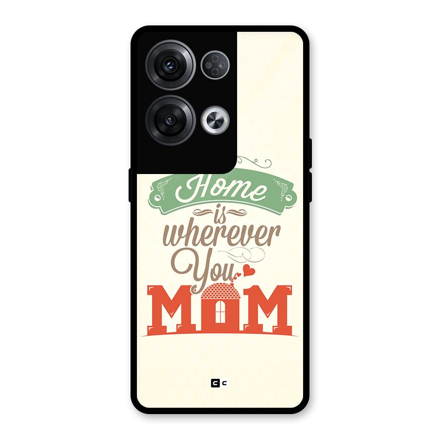 True Home Glass Back Case for Oppo Reno8 Pro 5G