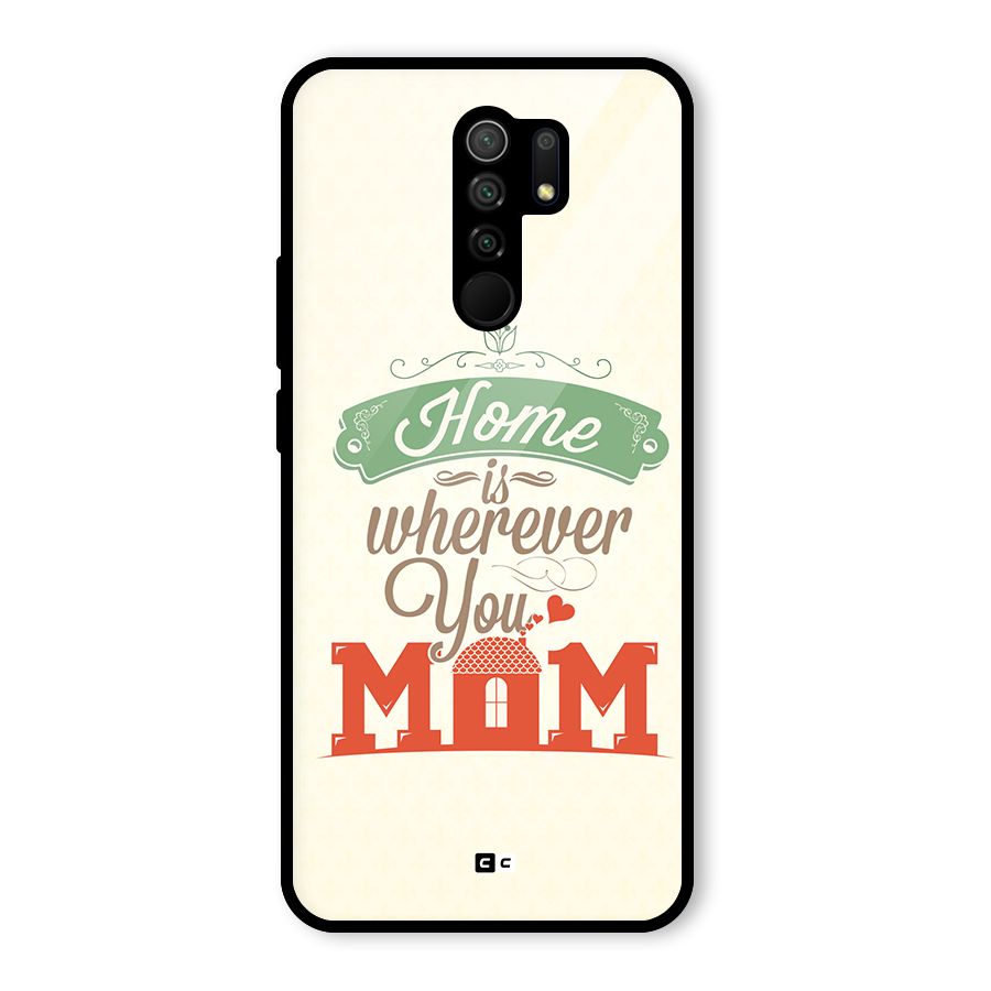 True Home Glass Back Case for Poco M2