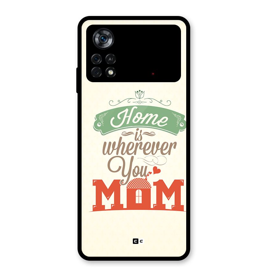 True Home Glass Back Case for Poco X4 Pro 5G