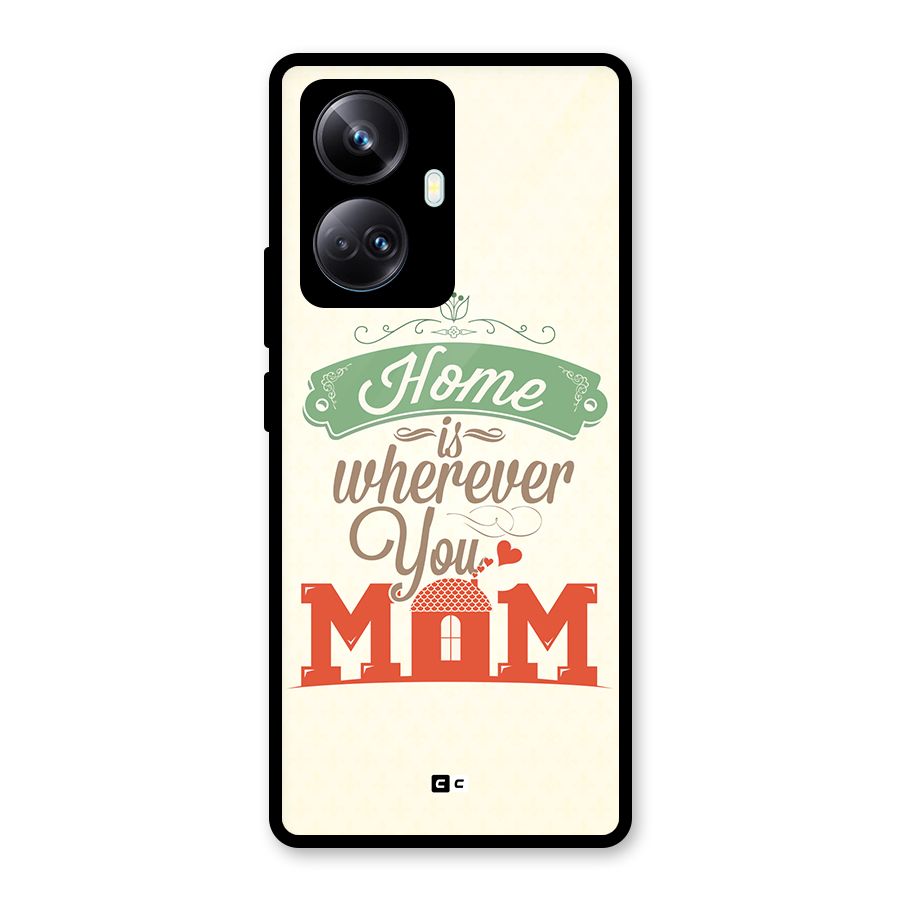 True Home Glass Back Case for Realme 10 Pro Plus