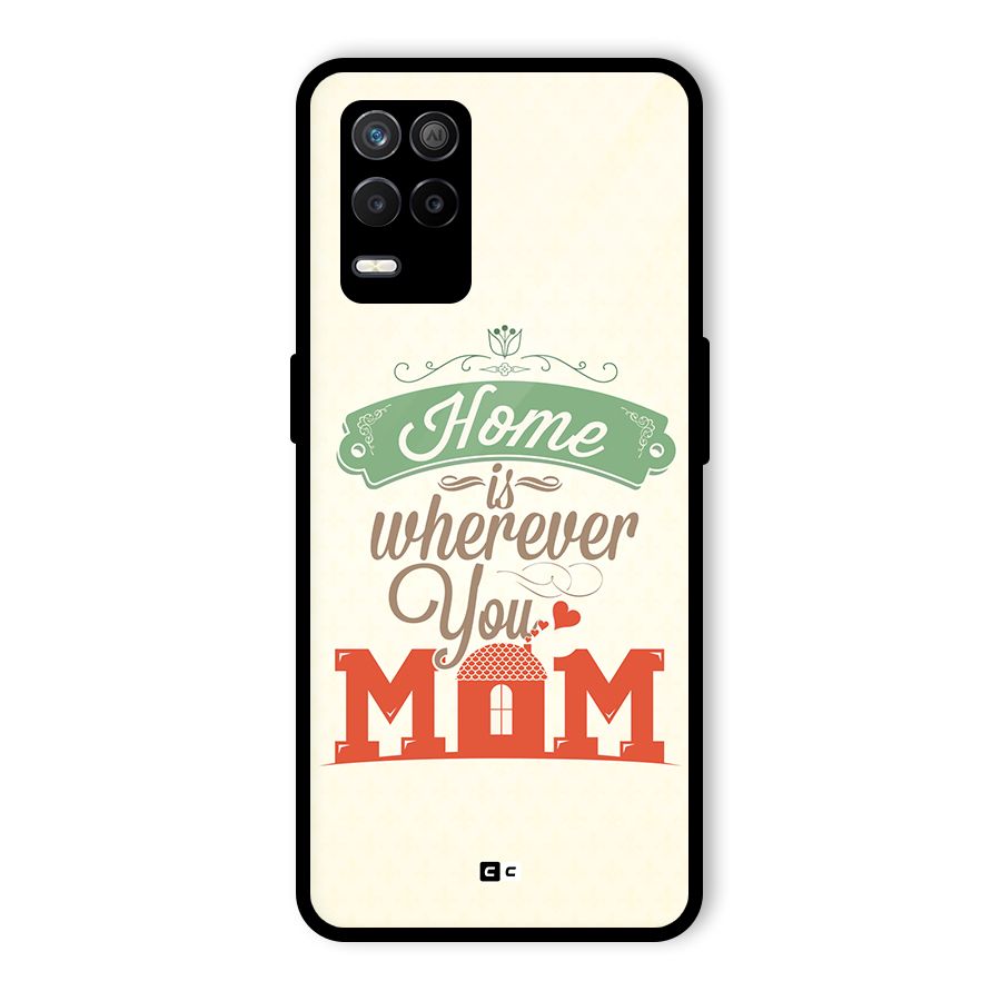 True Home Glass Back Case for Realme 8s 5G