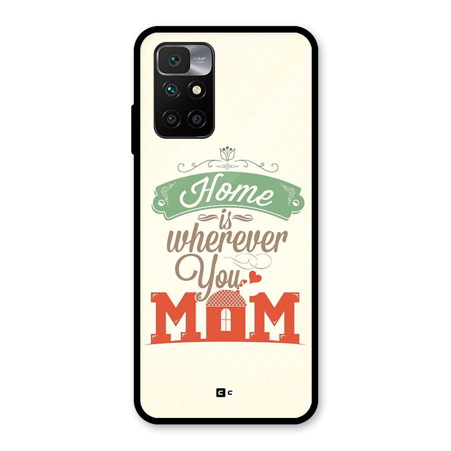 True Home Glass Back Case for Redmi 10 Prime