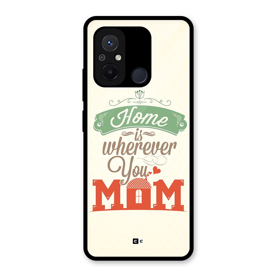 True Home Glass Back Case for Redmi 12C