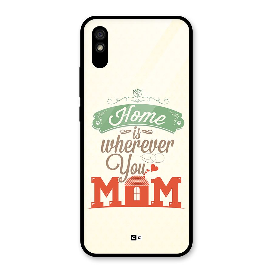 True Home Glass Back Case for Redmi 9A