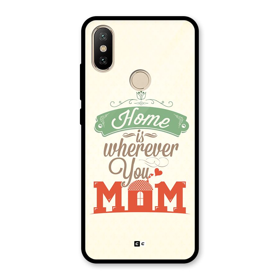 True Home Glass Back Case for Redmi A2