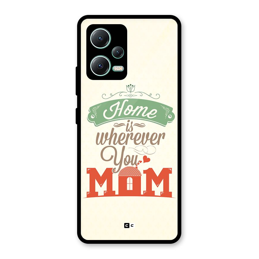 True Home Glass Back Case for Redmi Note 12 5G