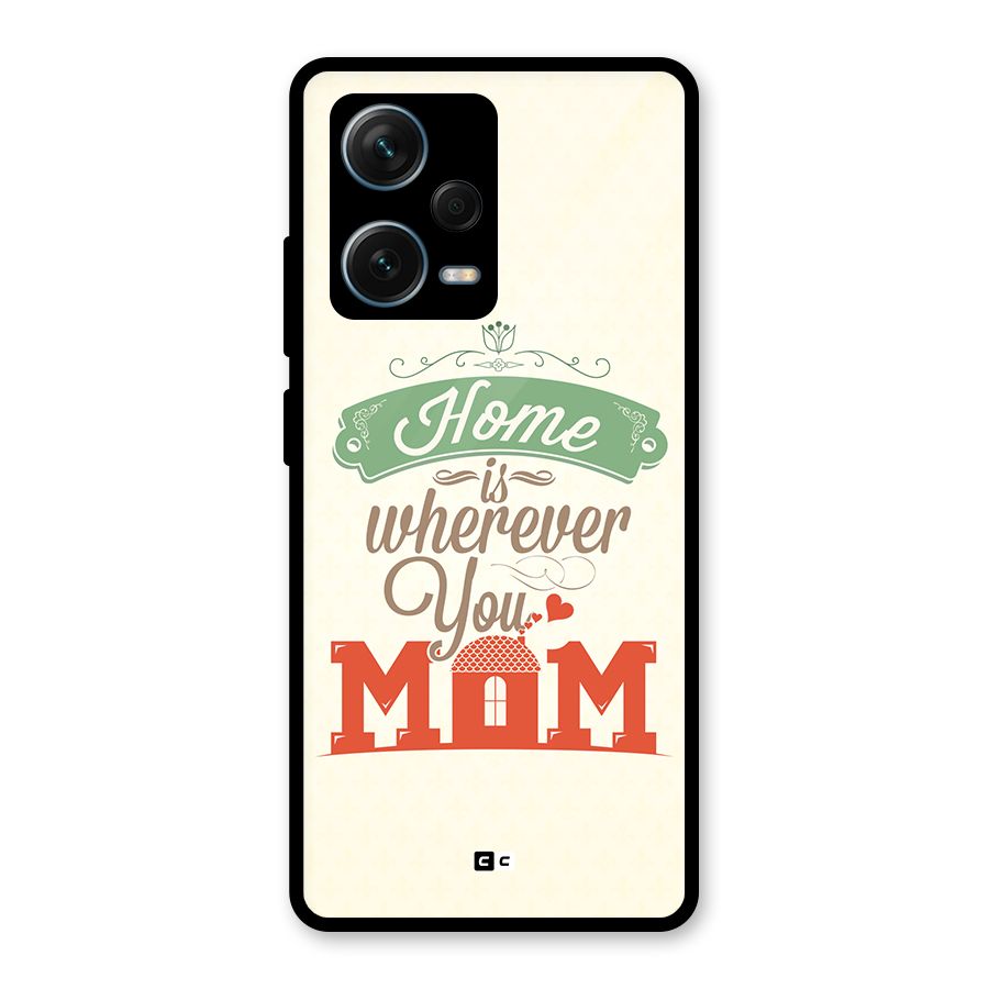 True Home Glass Back Case for Redmi Note 12 Pro Plus 5G