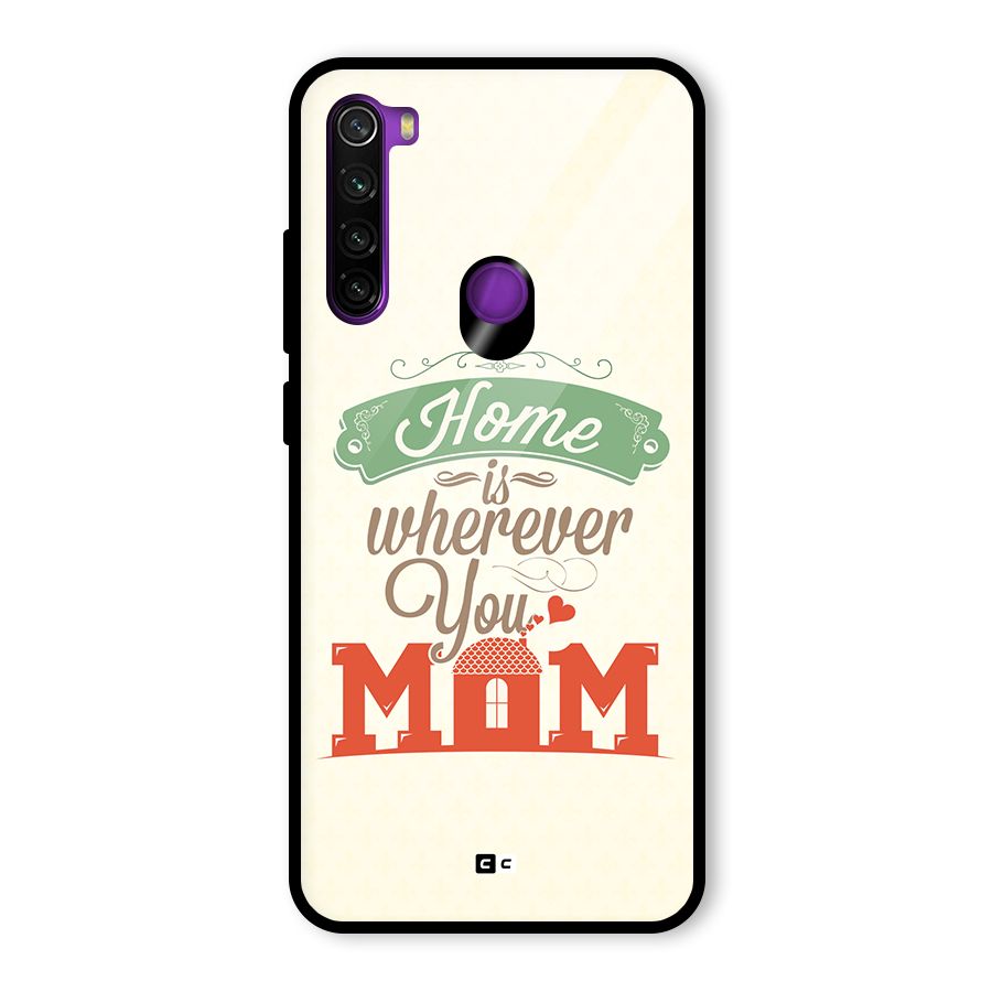 True Home Glass Back Case for Redmi Note 8