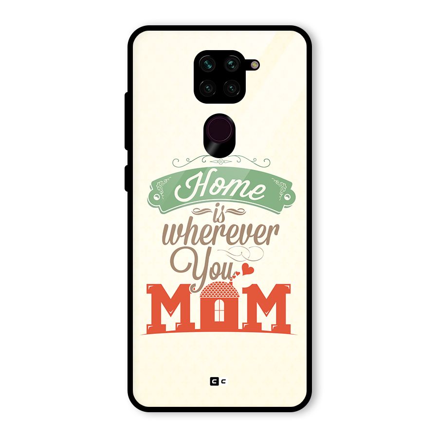 True Home Glass Back Case for Redmi Note 9