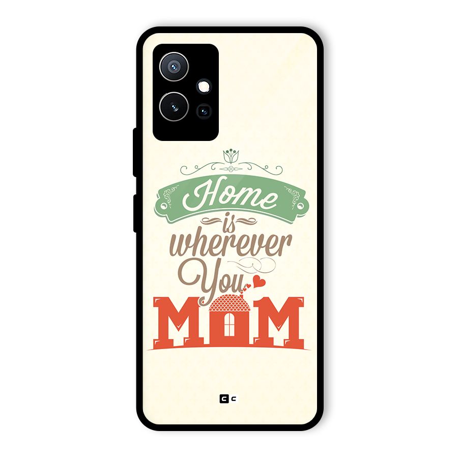 True Home Glass Back Case for Vivo T1 5G