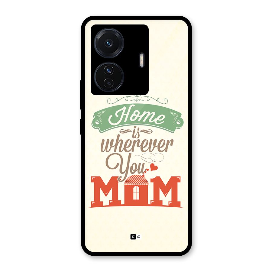 True Home Glass Back Case for Vivo T1 Pro