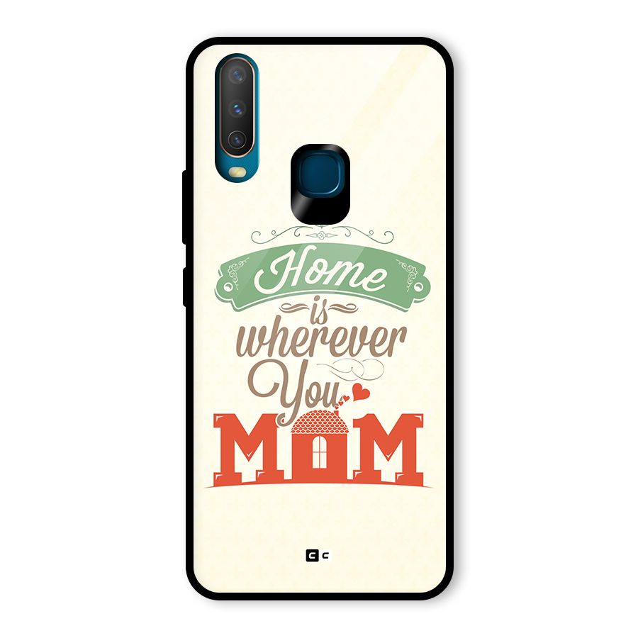True Home Glass Back Case for Vivo U10