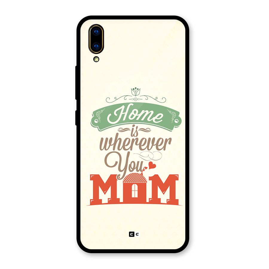 True Home Glass Back Case for Vivo V11 Pro