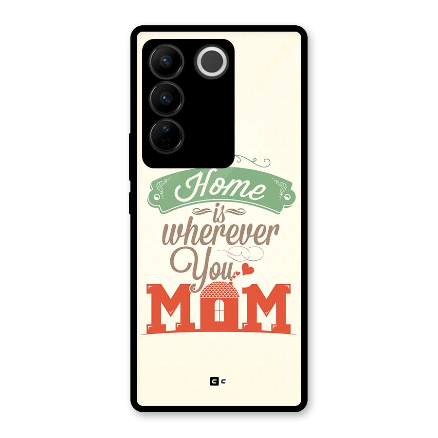 True Home Glass Back Case for Vivo V27