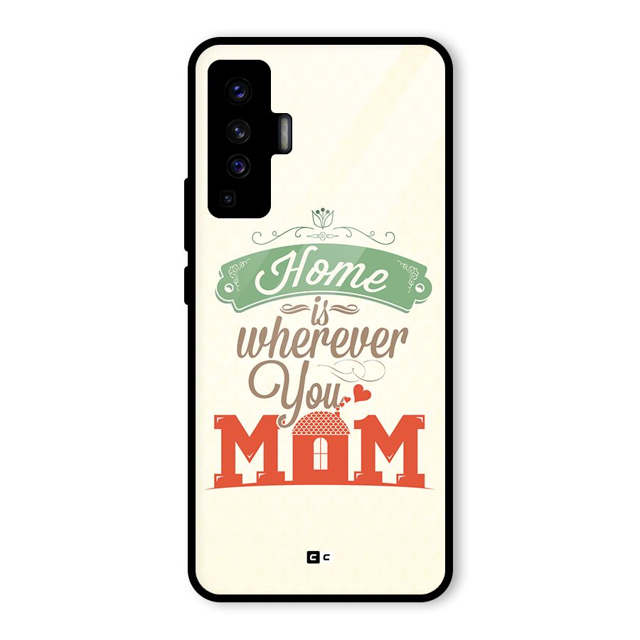 True Home Glass Back Case for Vivo X50