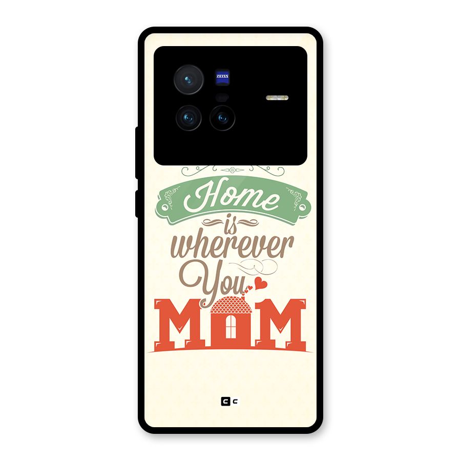 True Home Glass Back Case for Vivo X80