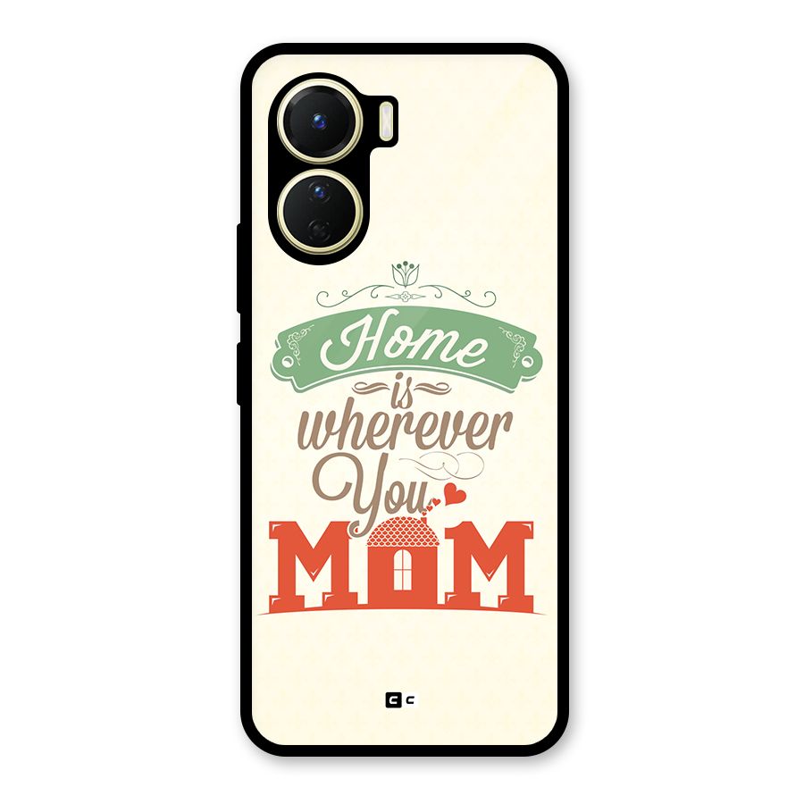 True Home Glass Back Case for Vivo Y16
