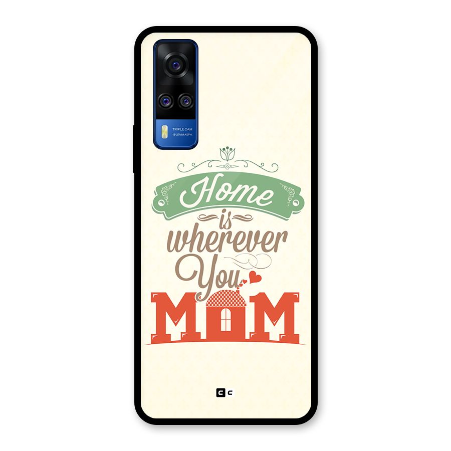 True Home Glass Back Case for Vivo Y31