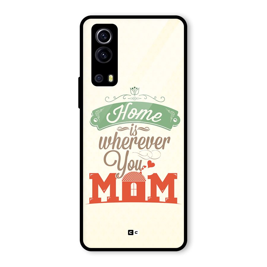 True Home Glass Back Case for Vivo iQOO Z3